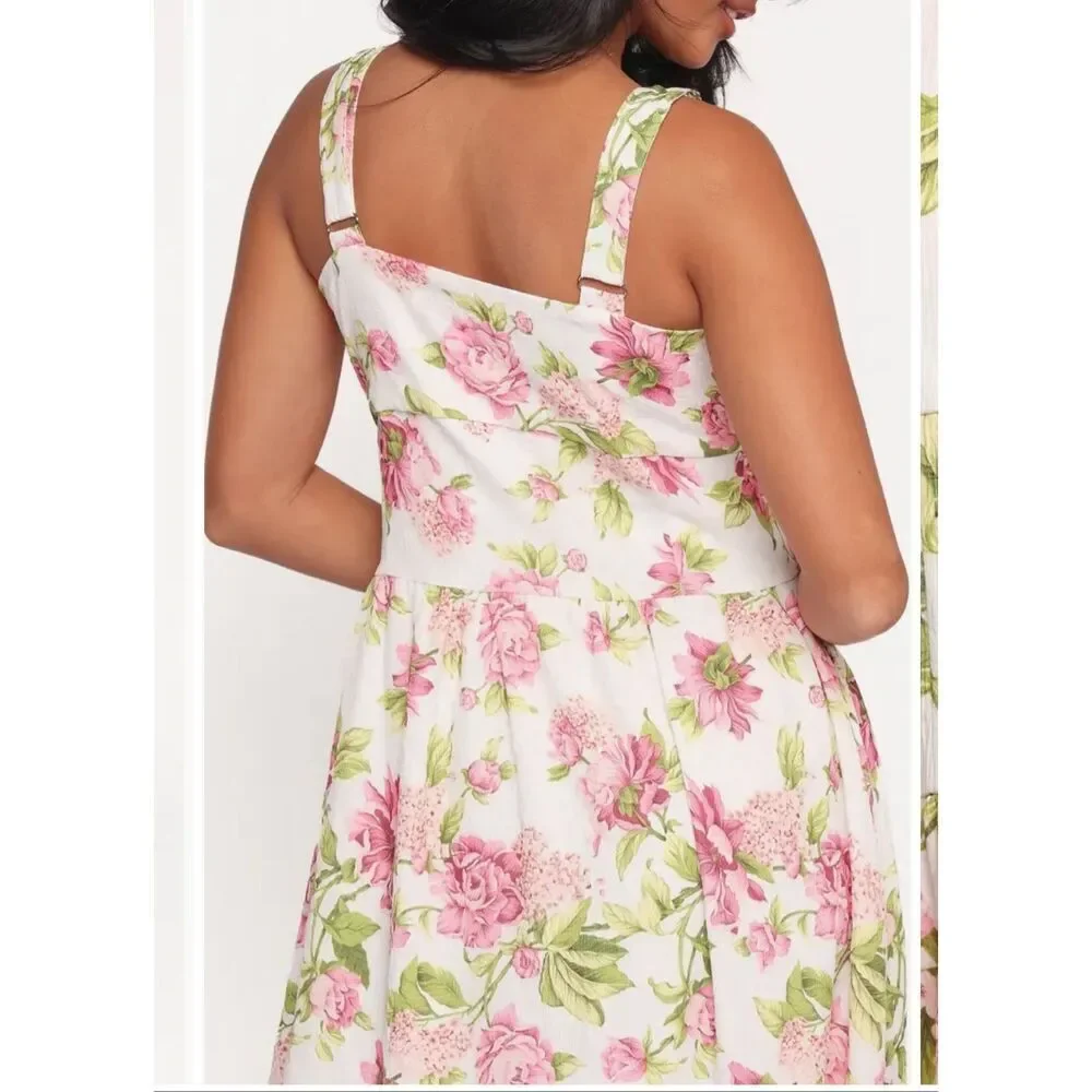 Petal & Pup Tullia Floral Maxi Dress Medium Nwot